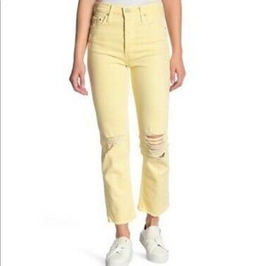 Mother Lemonade The Tomcat Chew Highwaist sz 27
